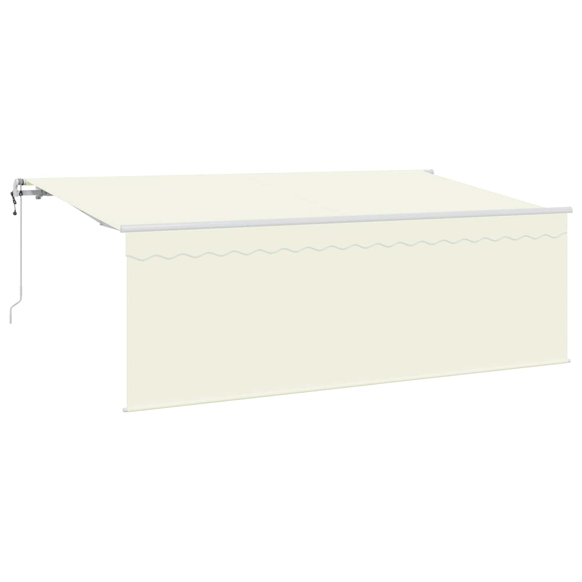 Vidaxx parasol pliable crème 400 x 200 cm
