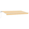 Vidaxx parasol pliable jaune 400 x 200 cm en tissu