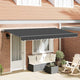 Vidaxx auvent pliable anthracite 400 x 200 cm tissu