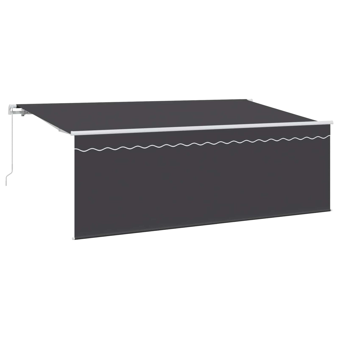 Auvent pliable Vidaxx anthracite 400 x 200 cm