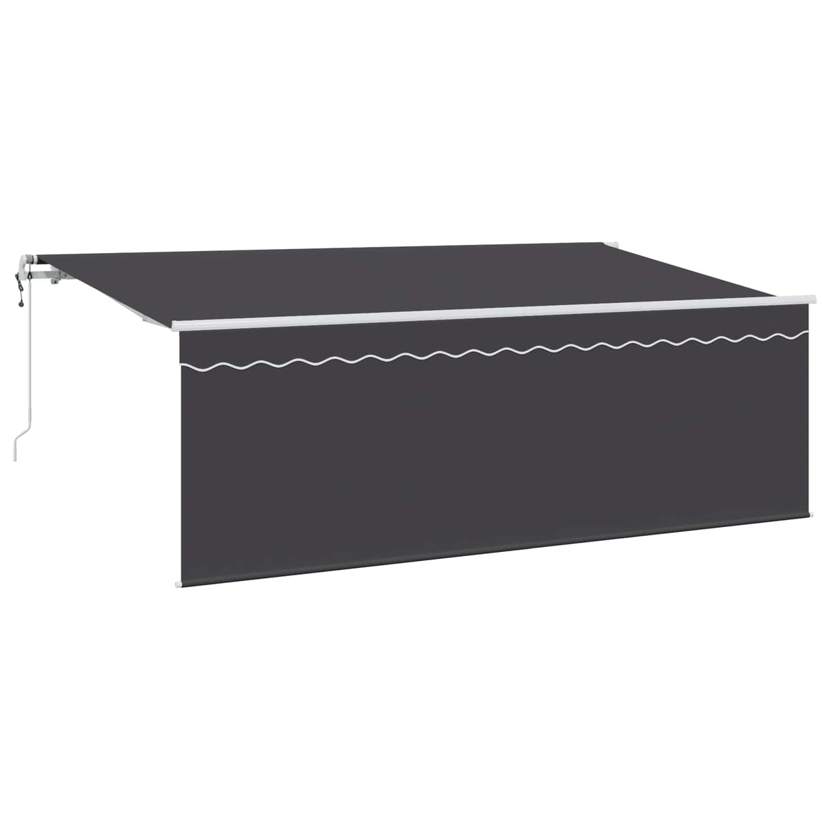 Auvent pliable Vidaxx anthracite 400 x 200 cm