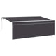 Auvent pliable Vidaxx anthracite 400 x 200 cm