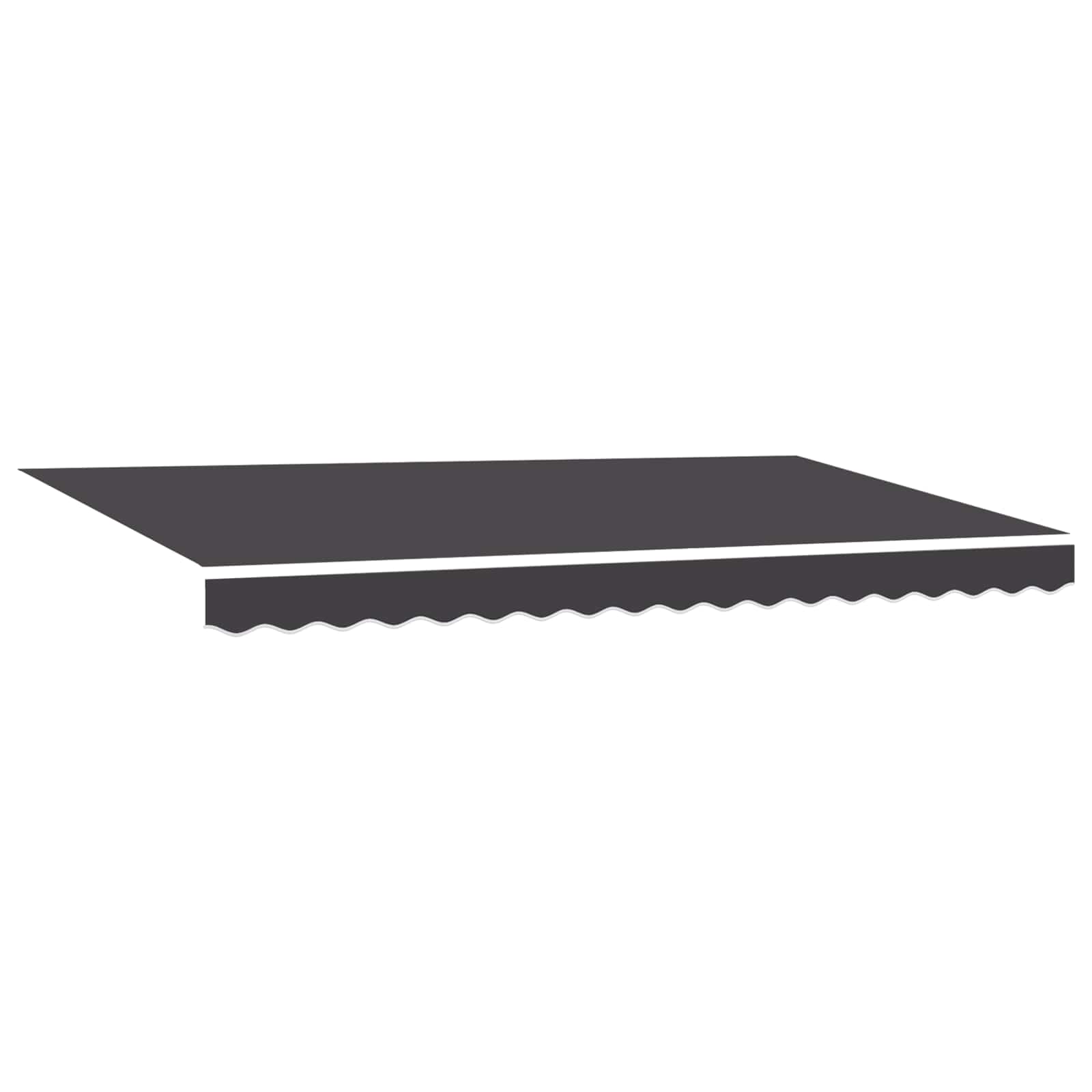 Auvent pliable Vidaxx anthracite 400 x 200 cm