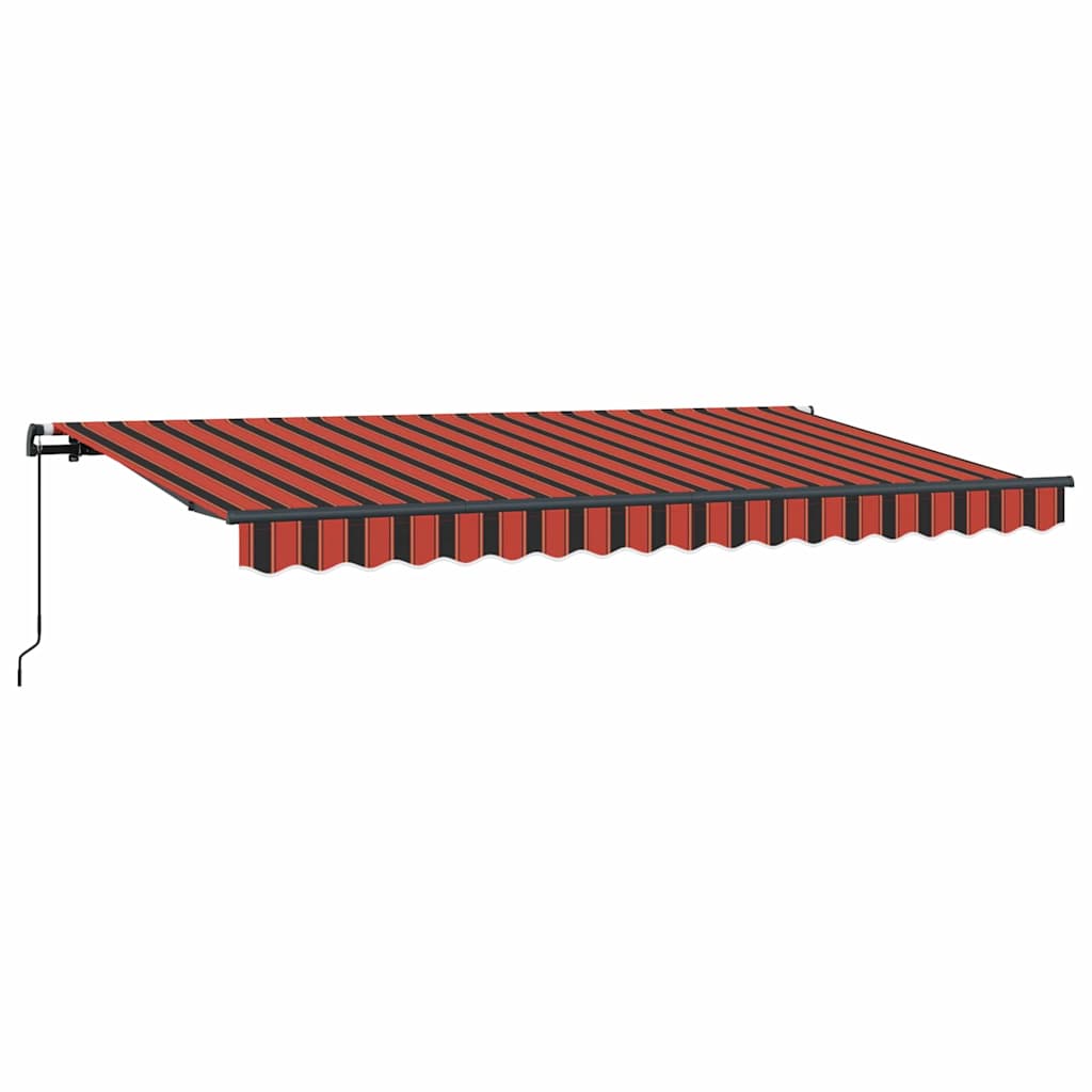 Vidaxx parasol pliable orange 400 x 200 cm en tissu