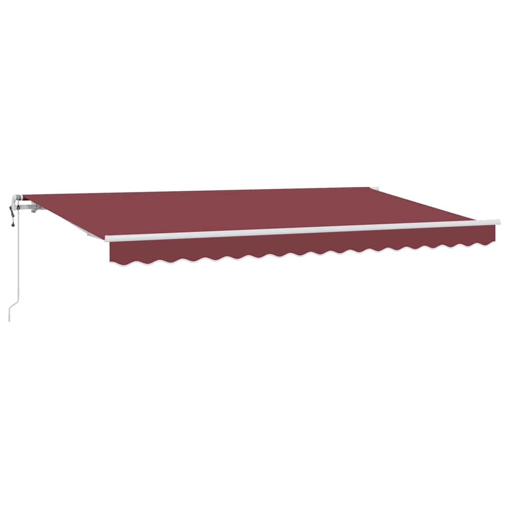 Vidaxx parasol pliant rouge bordeaux 400 x 200 cm en tissu