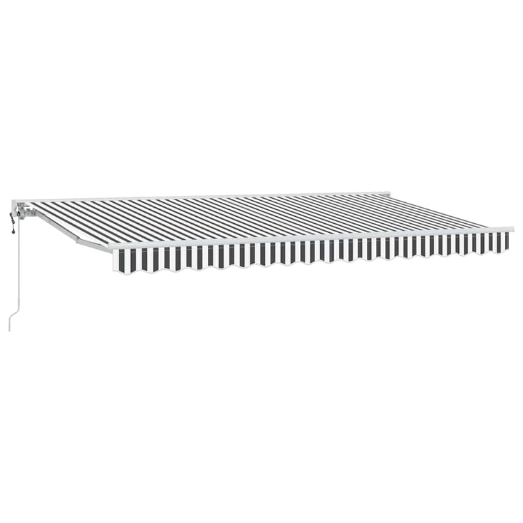 Vidaxx parasol pliable anthracite et blanc 400 x 200 cm