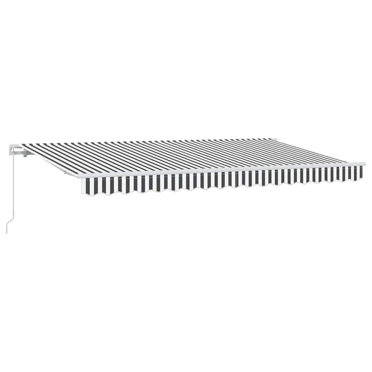Vidaxx auvent pliable anthracite 400 x 200 cm tissu