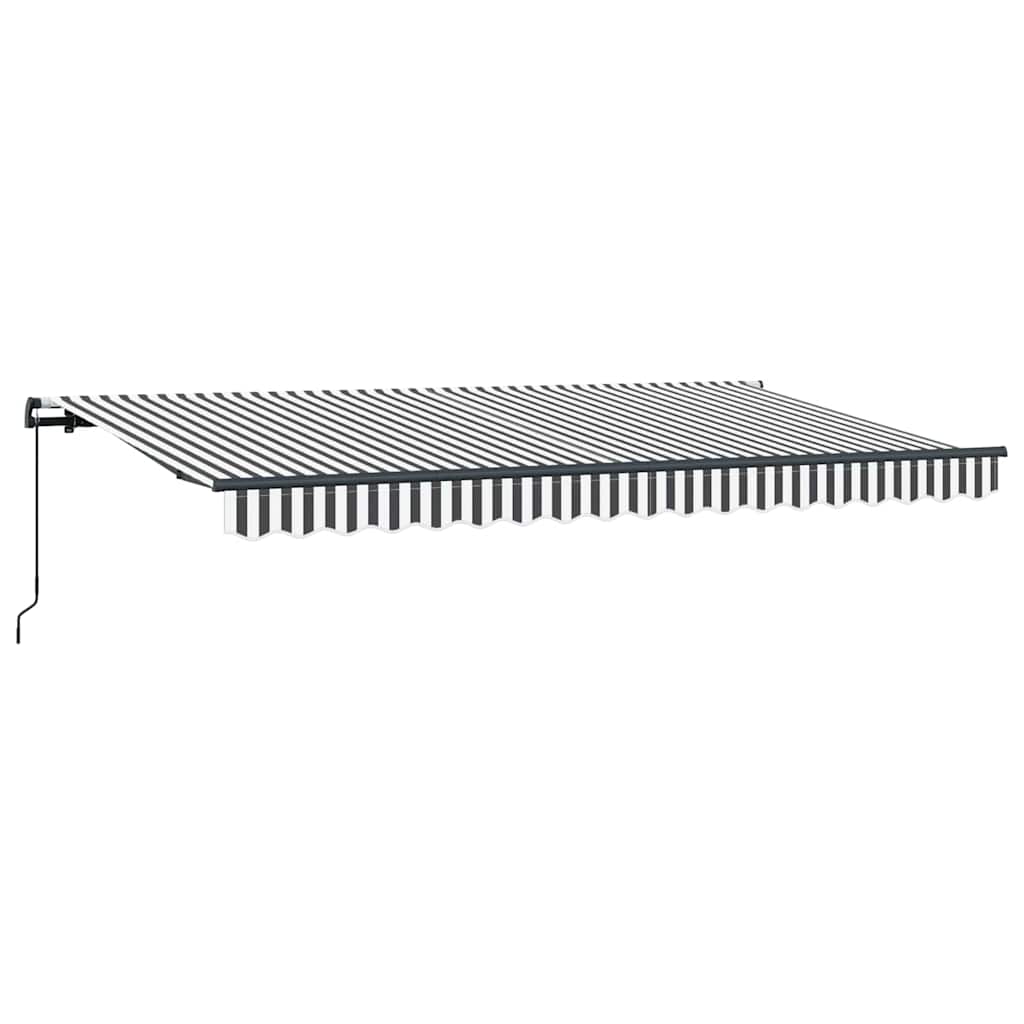 Vidaxx auvent pliable anthracite 400 x 200 cm tissu
