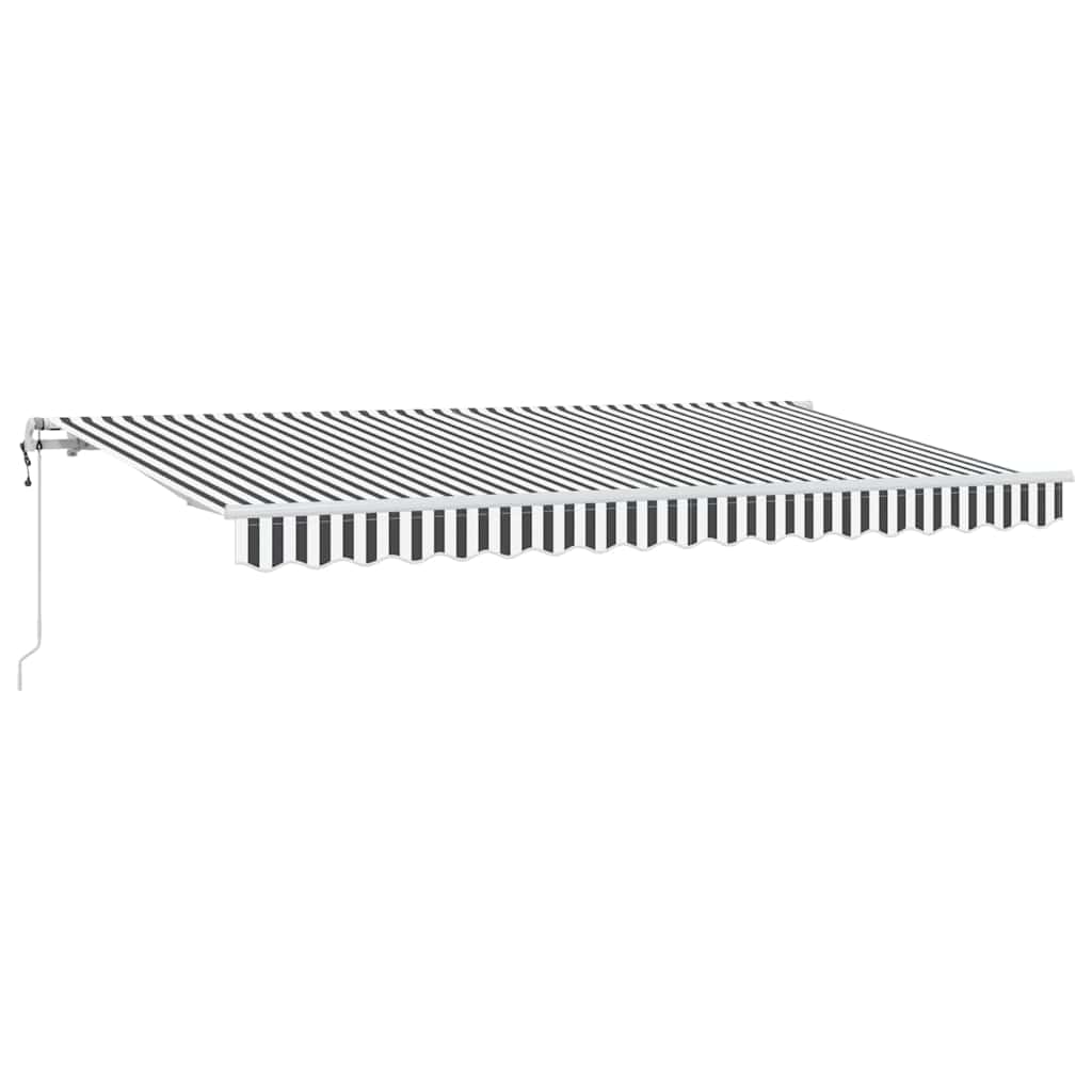 Vidaxx auvent pliable anthracite 400 x 200 cm tissu
