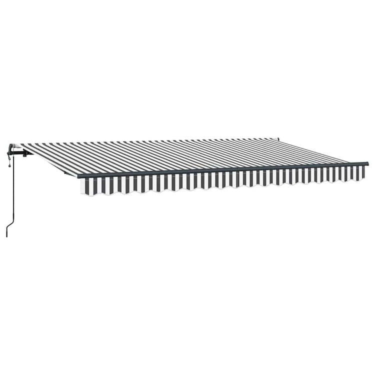 Vidaxx auvent pliable anthracite 400 x 200 cm tissu