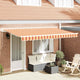 Vidaxx parasol pliable jaune 400 x 200 cm en tissu