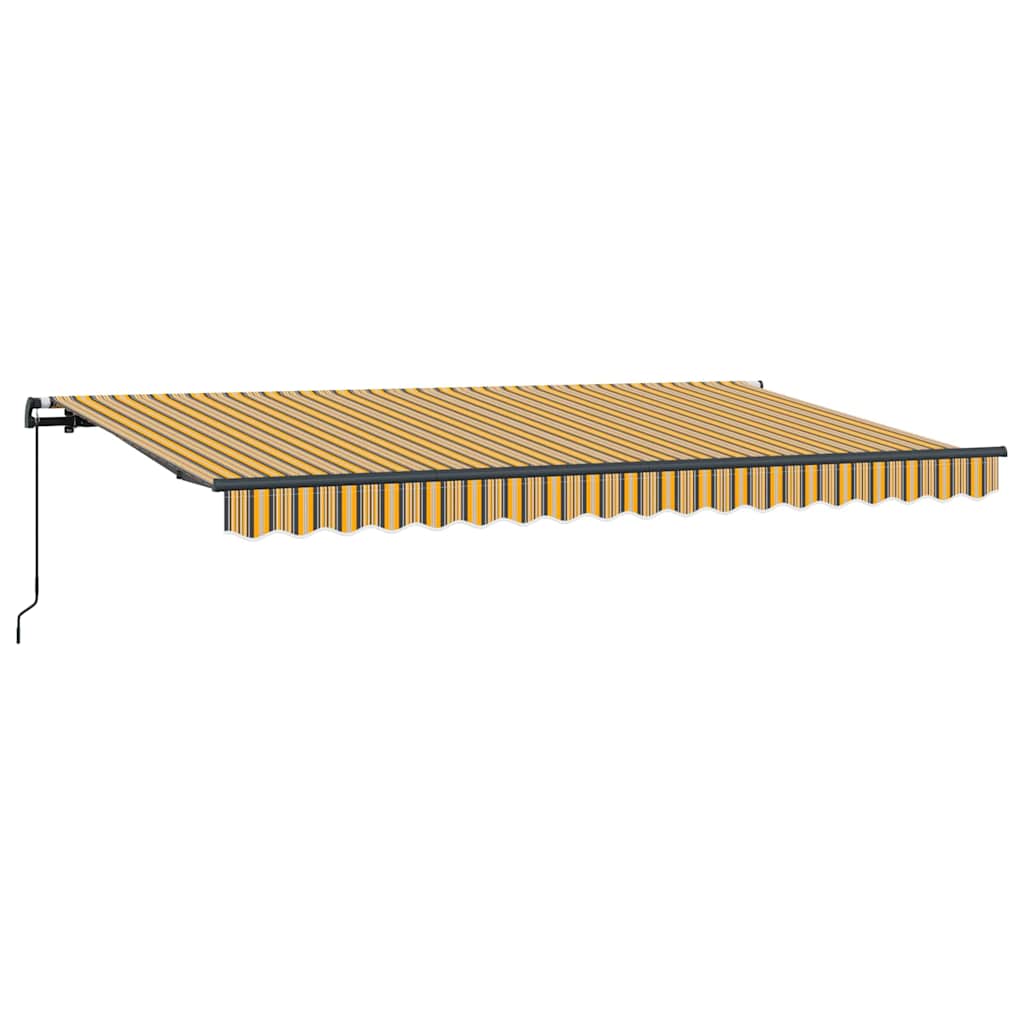 Vidaxx parasol pliable jaune 400 x 200 cm en tissu