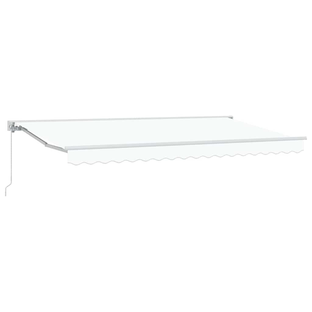 Vidaxx parasol pliant blanc 400 x 200 cm polyester et métal