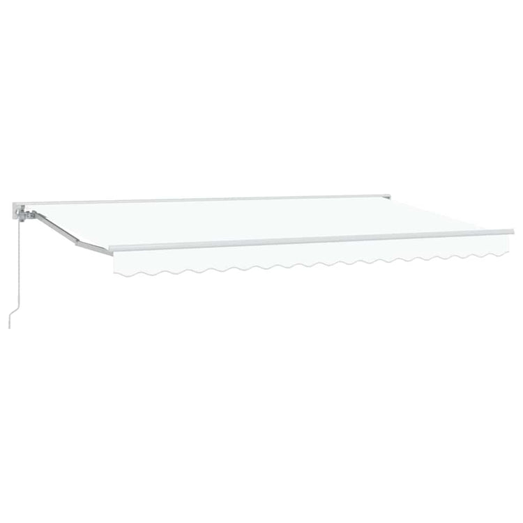 Vidaxx parasol pliant blanc 400 x 200 cm polyester et métal