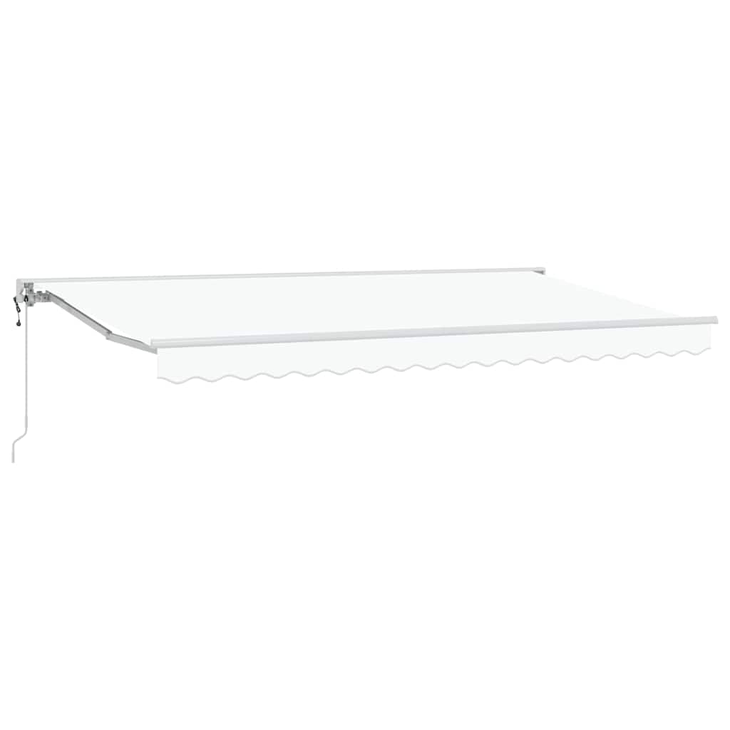 Vidaxx parasol pliant blanc 400 x 200 cm polyester et métal