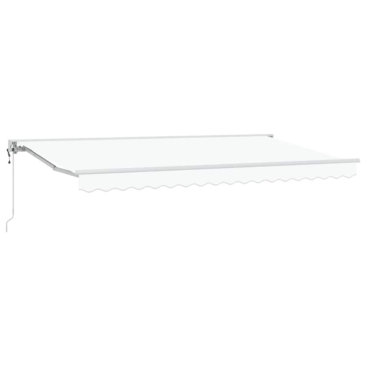 Vidaxx parasol pliant blanc 400 x 200 cm polyester et métal