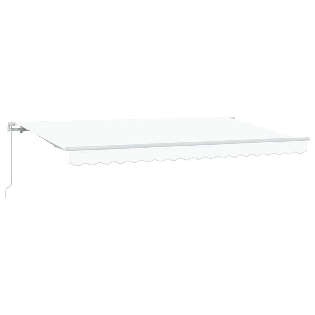 Vidaxx parasol pliable blanc 400 x 200 cm en tissu