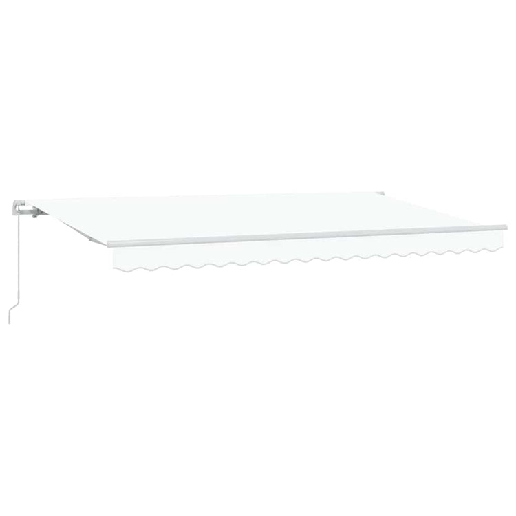 Vidaxx parasol pliable blanc 400 x 200 cm en tissu