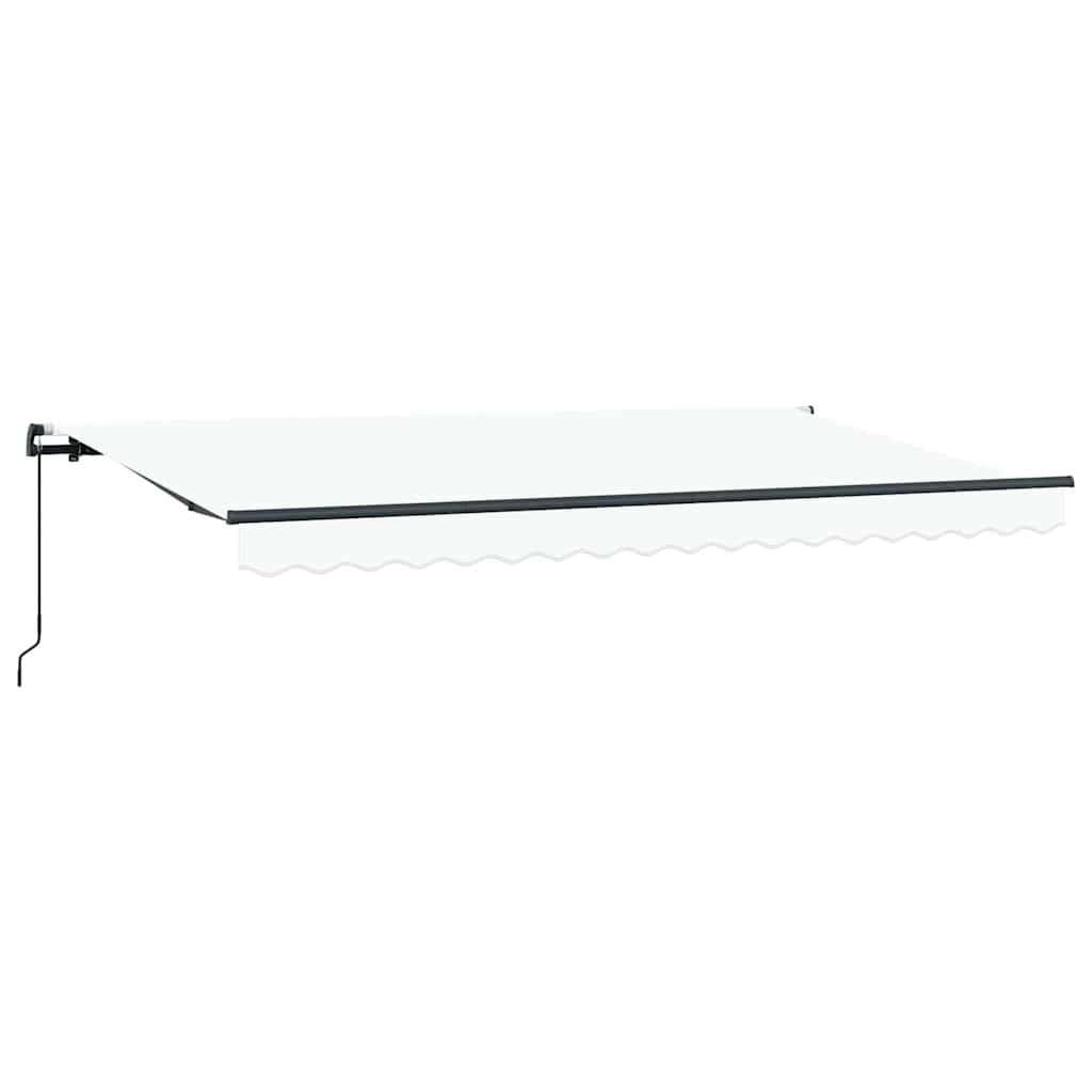 Vidaxx parasol pliable blanc 400 x 200 cm en tissu
