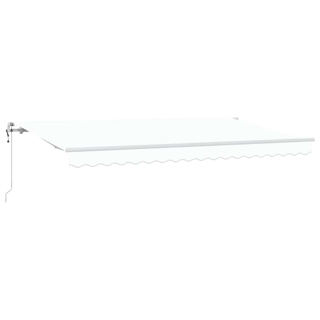 Vidaxx parasol pliable blanc 400 x 200 cm en tissu