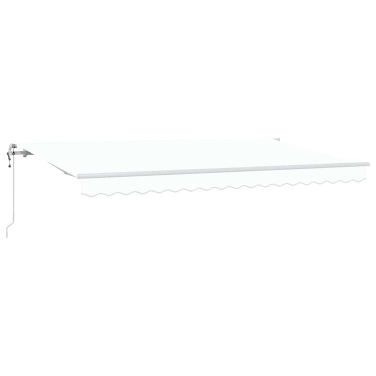 Vidaxx parasol pliable blanc 400 x 200 cm en tissu