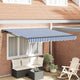 Vidaxx parasol pliable bleu et blanc 300 x 250 cm