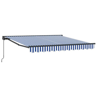Vidaxx parasol pliable bleu et blanc 300 x 250 cm