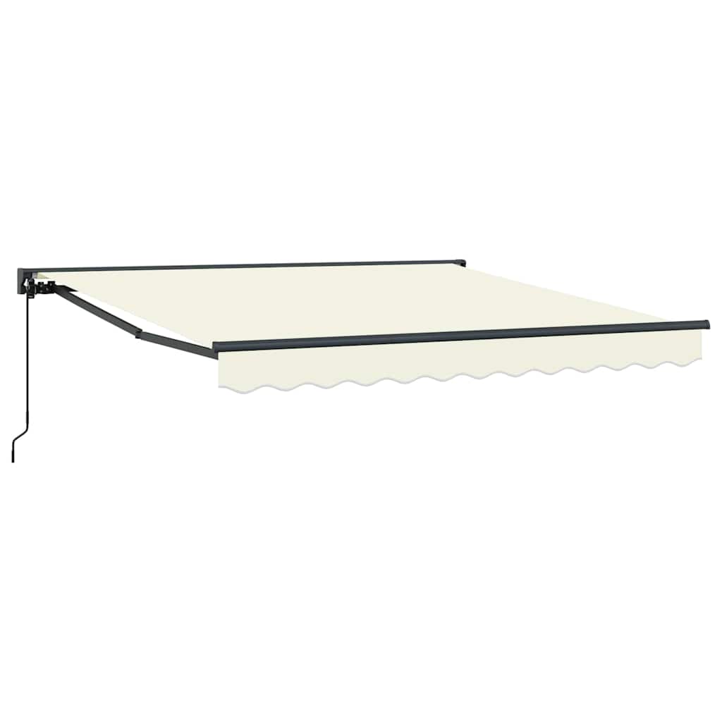 Vidaxx parasol pliable crème 300 x 250 cm polyester et métal