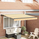 Vidaxx parasol pliable jaune et blanc 300 x 250 cm