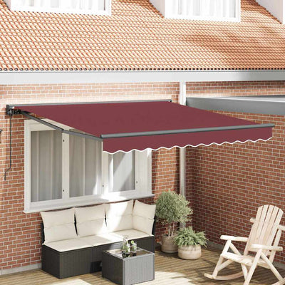 Auvent pliable Vidaxx bordeaux 300 x 250 cm