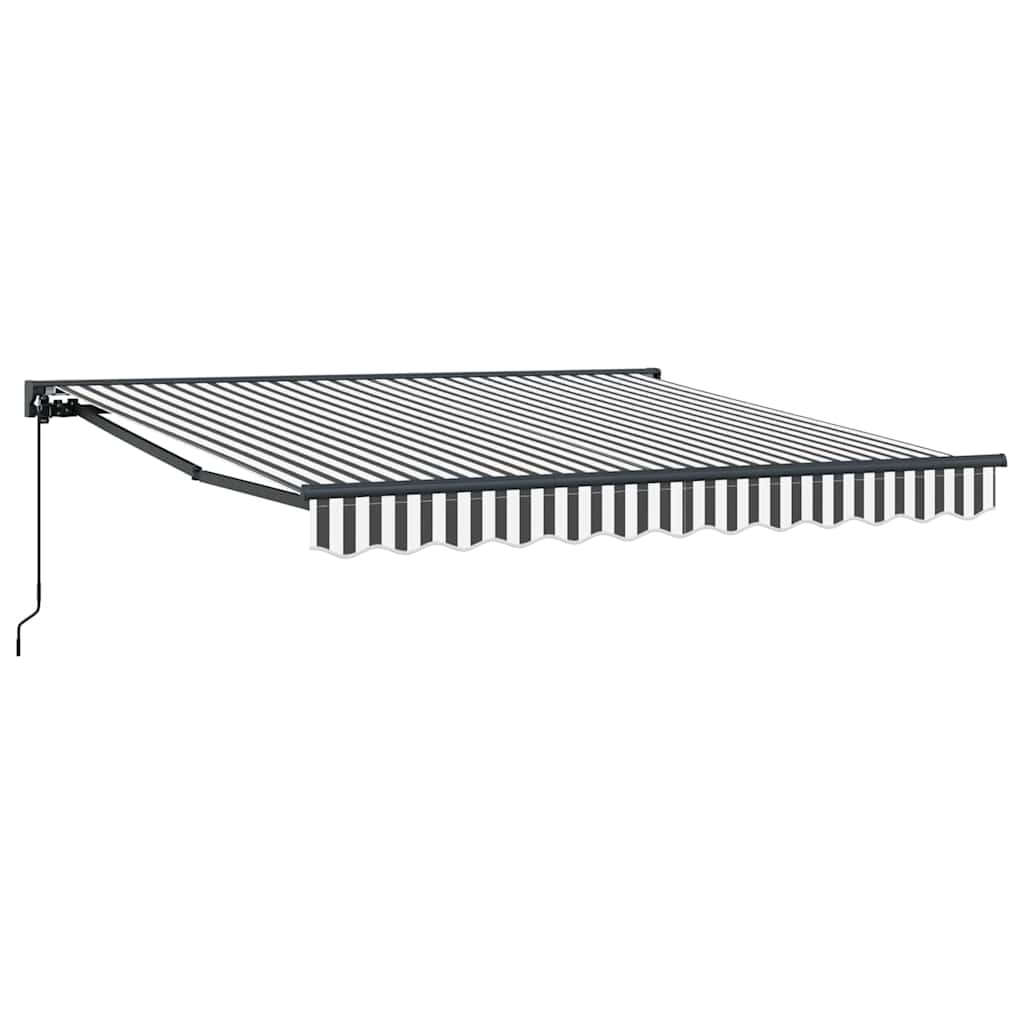 Vidaxx parasol pliable anthracite et blanc 300 x 250 cm