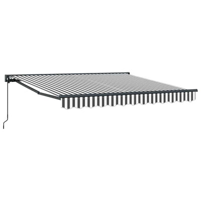 Vidaxx parasol pliable anthracite et blanc 300 x 250 cm