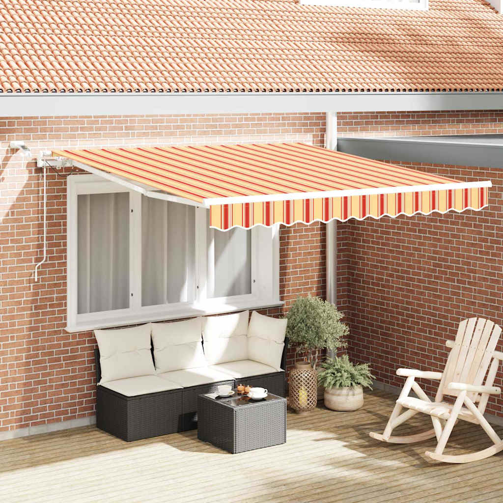 Vidaxx parasol pliable jaune et orange 300 x 250 cm