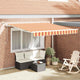 Vidaxx parasol pliable jaune et orange 300 x 250 cm