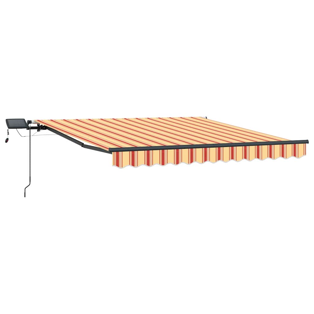 Vidaxx parasol pliant jaune et orange 300 x 250 cm en tissu