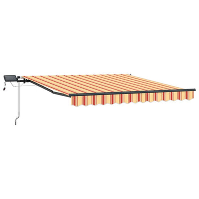 Vidaxx parasol pliant jaune et orange 300 x 250 cm en tissu