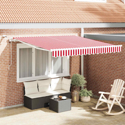Vidaxx parasol pliable rouge et blanc 300 x 250 cm