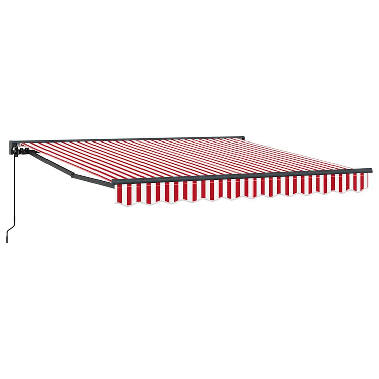 Vidaxx parasol pliable rouge et blanc 300 x 250 cm