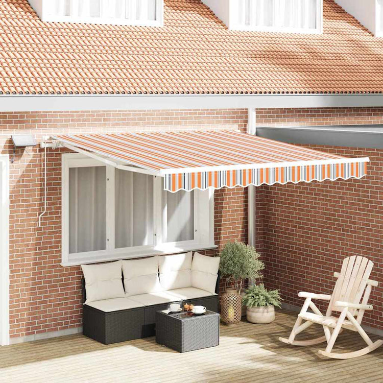 Vidaxx parasol pliant multicolore 300 x 250 cm tissu et acier