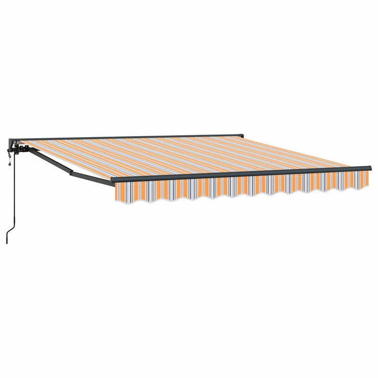 Vidaxx parasol pliable bleu et orange 300 x 250 cm