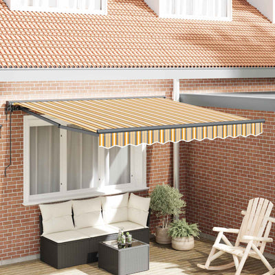 Vidaxx parasol pliable jaune et gris 300 x 250 cm