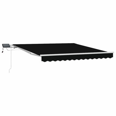 Vidaxx parasol pliant noir 300 x 250 cm tissu et acier