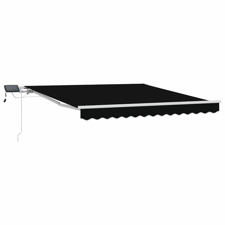 Vidaxx parasol pliant noir 300 x 250 cm tissu et acier