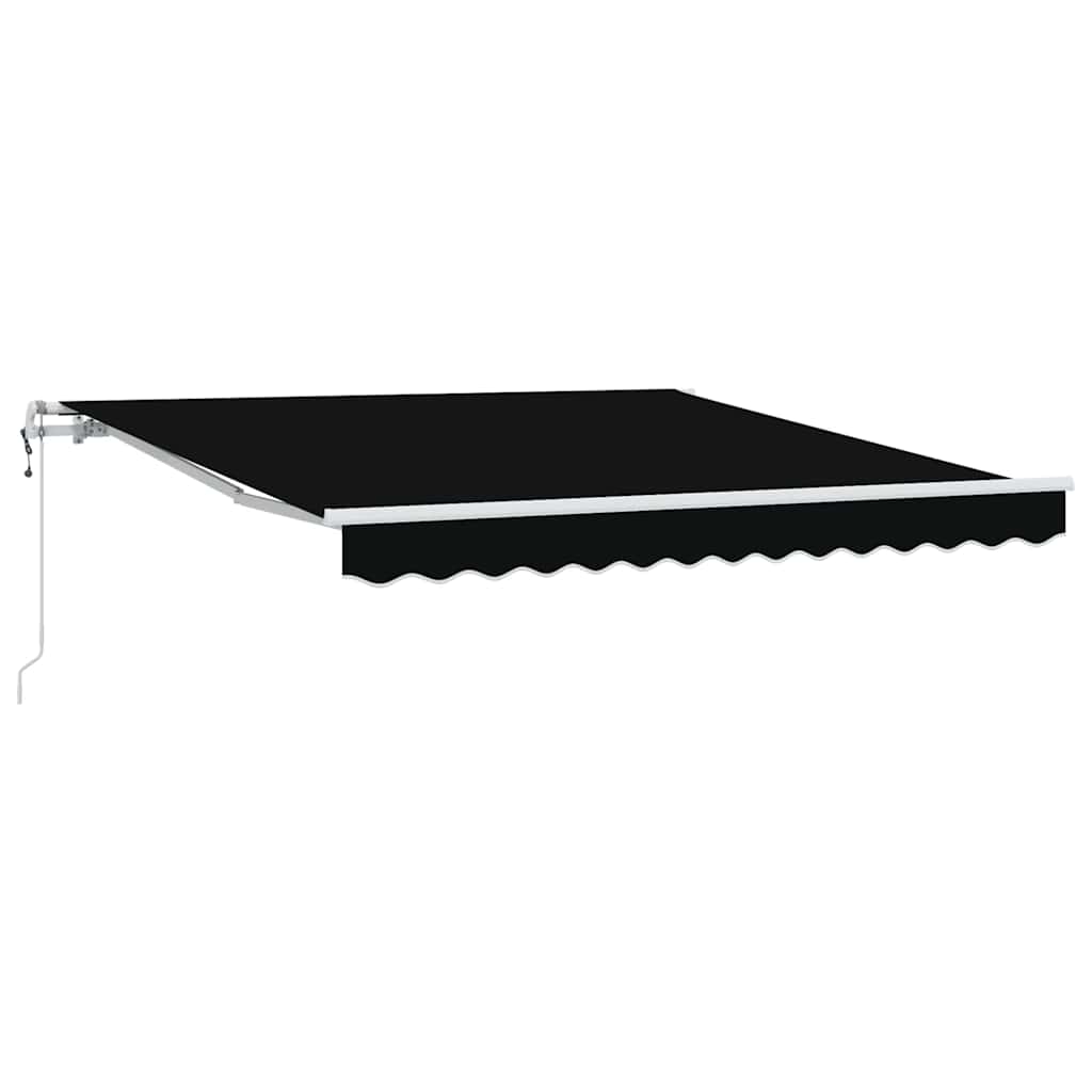 Vidaxx parasol pliable noir 300 x 250 cm en tissu