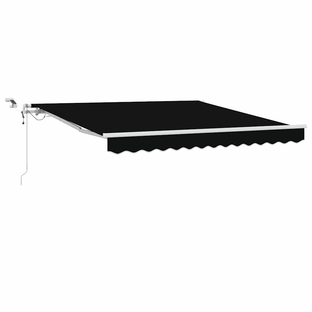 Vidaxx parasol pliant noir 300 x 250 cm polyester et métal
