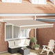 Vidaxx parasol pliant beige 300 x 250 cm en tissu