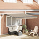 Vidaxx parasol pliant beige 300 x 250 cm en tissu