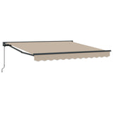 Vidaxx parasol pliant beige 300 x 250 cm polyester et métal - afbeelding 2