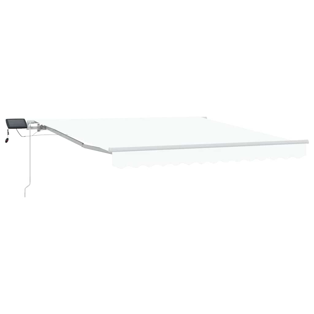 Vidaxx parasol pliant blanc 300 x 250 cm tissu et acier