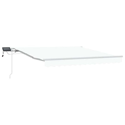 Vidaxx parasol pliant blanc 300 x 250 cm tissu et acier